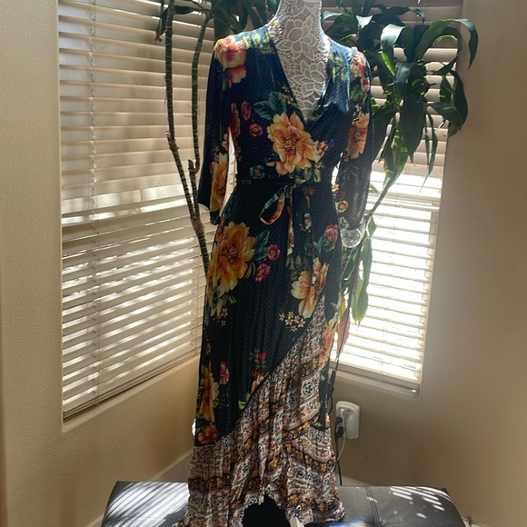 Floral Wrap Dress by Farm Rio - Picture 4 of 12
